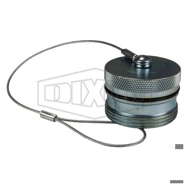 Dixon DQC W Wingstyle Interchange Dust Plug, 3/8 in Nominal, Steel 3WDP - main